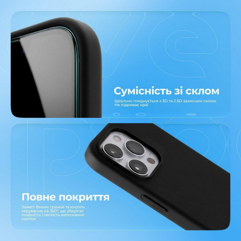 Чохол Proove Silicone Case with Magnetic Ring для iPhone 15 Pro Max Cypress (PCSMIP15PM23)