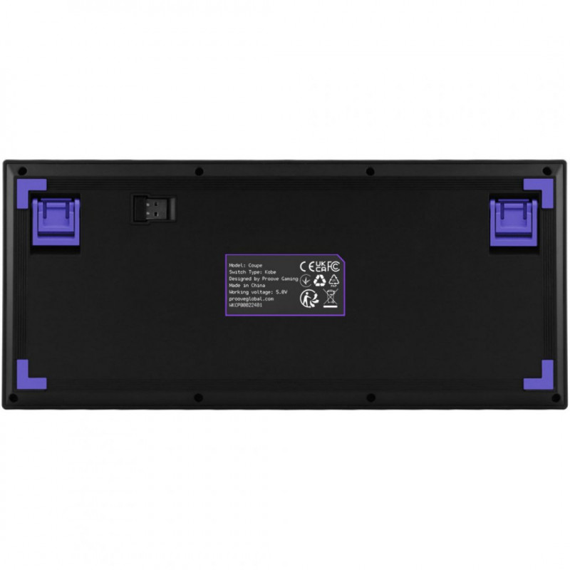 Беспроводная клавиатура Proove Gaming Coupe (Ukraine Layout) White/Purple (WKCP00022404)