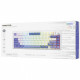 Беспроводная клавиатура Proove Gaming Raster (Ukraine Layout) White/Purple (WKRS00022417)