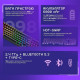 Беспроводная клавиатура Proove Gaming Slicker Pro (Ukraine Layout) White/Purple (WKSLP0022417)