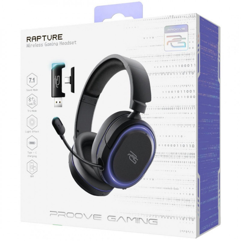 Беспроводная игровая гарнитура Proove Gaming Rapture (APP) White (GHRP00010002)