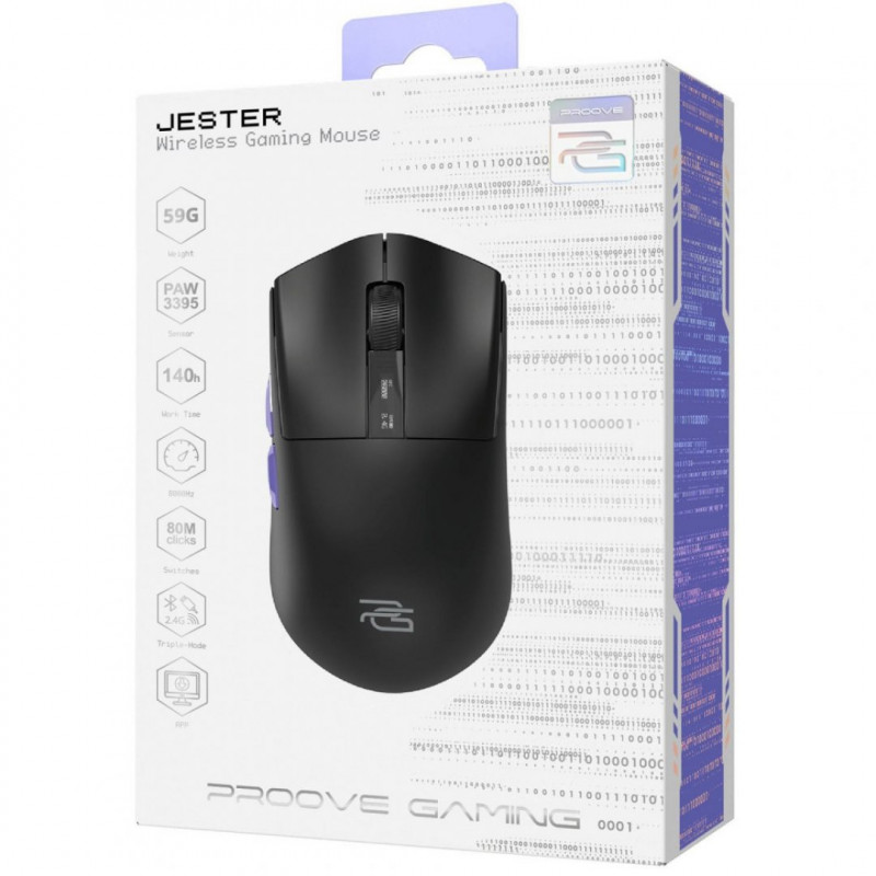 Бездротова ігрова миша Proove Gaming Jester 8K White (WMJS00022002)
