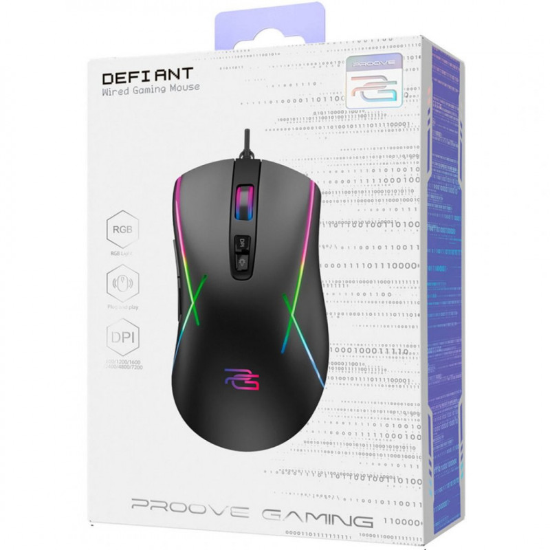 Проводная игровая мышь Proove Gaming Defiant White (CMDE00000101)