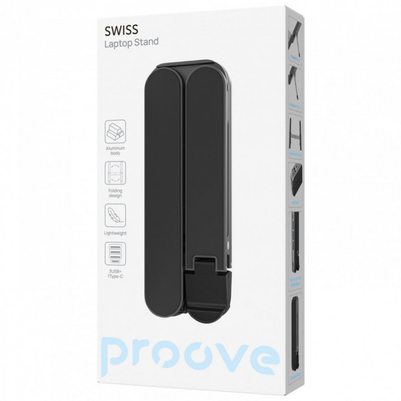 Підставка для ноутбука Proove Swiss Silver (LSSW00322004)