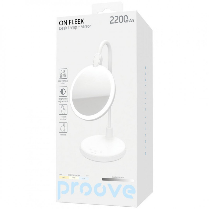 Настільна лампа Proove On Fleek 2200mAh White (DLMM22000202)