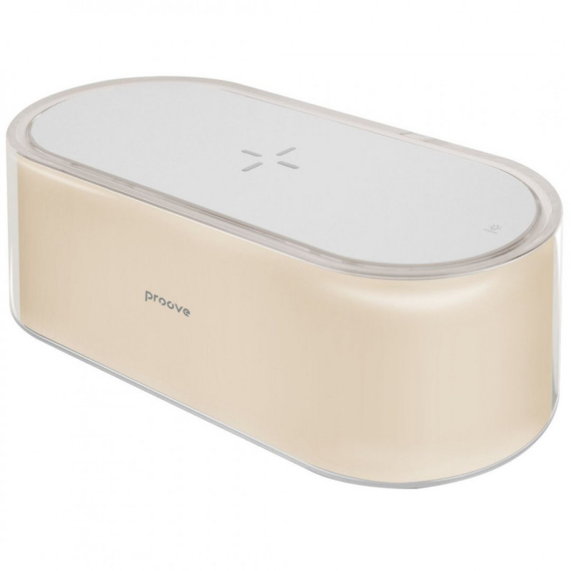 Нічник з бездротовою зарядкою Proove Multicolor Glow 1200mAh White (PLGM00102002)