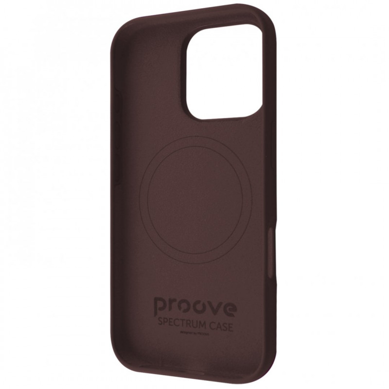 Чехол Proove Spectrum Case with Magnetic Ring для iPhone 16 Pro Choco Mousse (PCSPIP16P054)