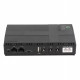 Источник бесперебойного питания UPS DC1018P 10400mAh, USB/ DC: 9V/12V Black