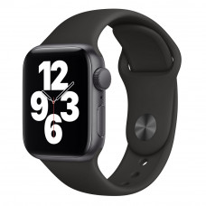 Apple Watch SE GPS 40mm Space Gray Aluminum Case with Black Sport Band (MYDP2) Відновлений