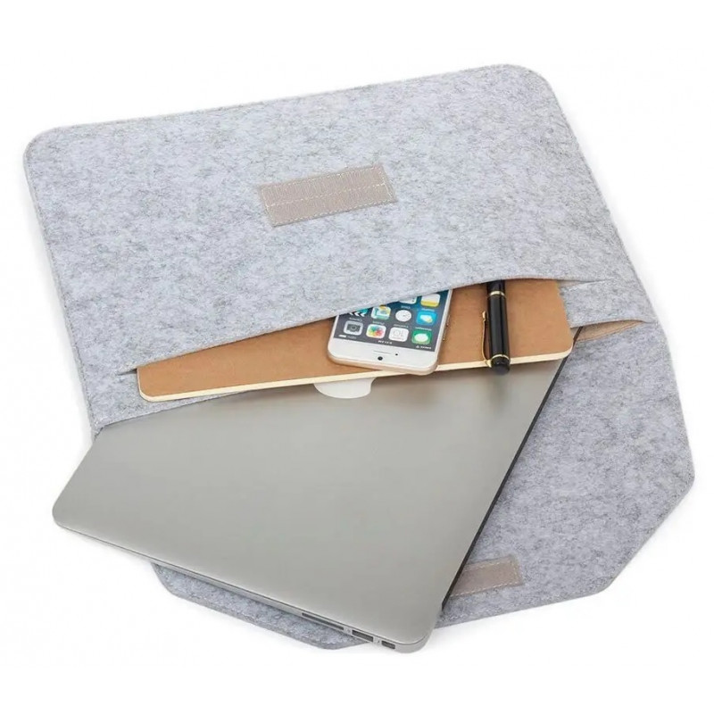 Чехол из войлока для MacBook Air/Pro 15.4 Silver