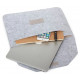 Чехол из войлока для MacBook Air/Pro 15.4 Silver