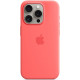 Чехол Silicone Case MagSafe & SplashScreen iPhone 15 Pro Max Guava