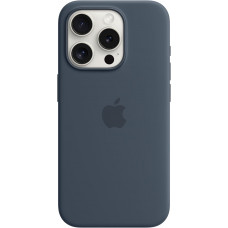 Чехол Silicone Case MagSafe & SplashScreen iPhone 15 Storm Blue
