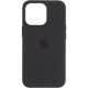 Чехол Silicone Case MagSafe & SplashScreen iPhone 12 Pro Max Black