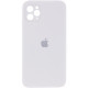 Силіконова накладка Silicone Case Square iPhone 12 Pro Max White