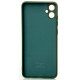 Силиконовая накладка Soft Silicone Case для Samsung A05 2023 A055 Dark Green