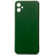 Силиконовая накладка Soft Silicone Case для Samsung A05 2023 A055 Dark Green