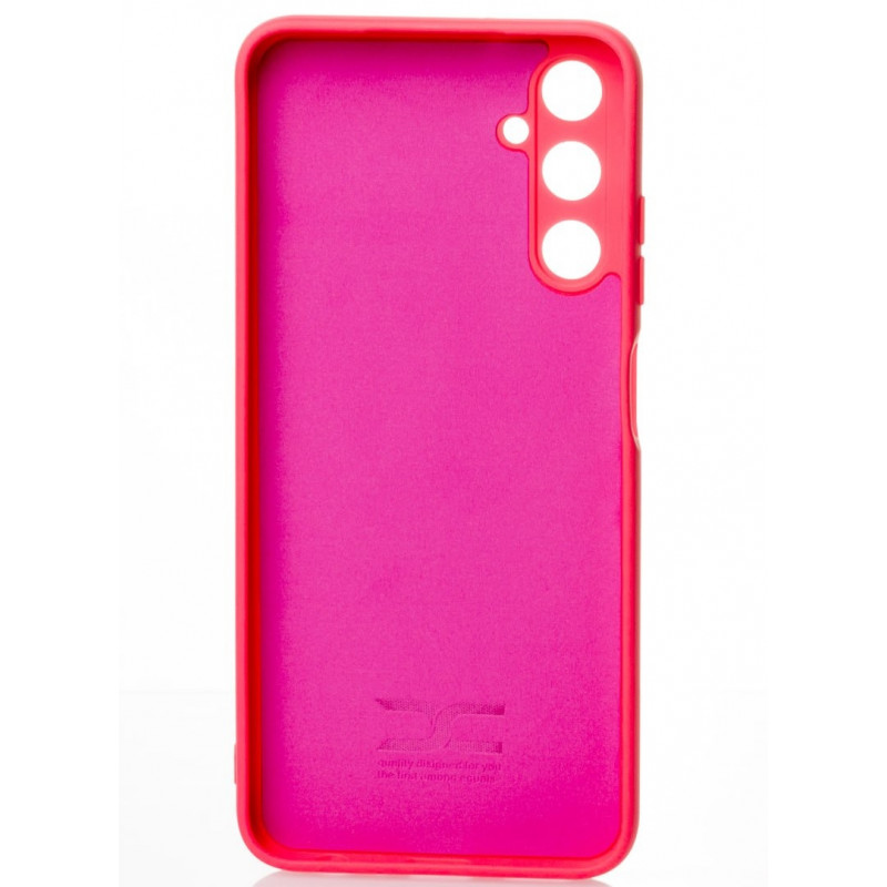 Силиконовая накладка Soft Silicone Case для Samsung A05s 2023 A057 Raspberry