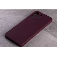 Силиконовая накладка Soft Silicone Case для Xiaomi Redmi 13C Burgundy