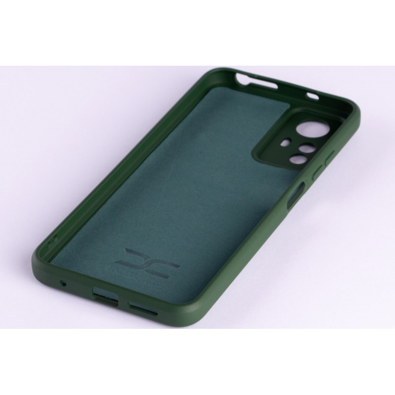 Силиконовая накладка Soft Silicone Case для Xiaomi Redmi Note 12S Dark Green