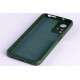 Силиконовая накладка Soft Silicone Case для Xiaomi Redmi Note 12S Dark Green