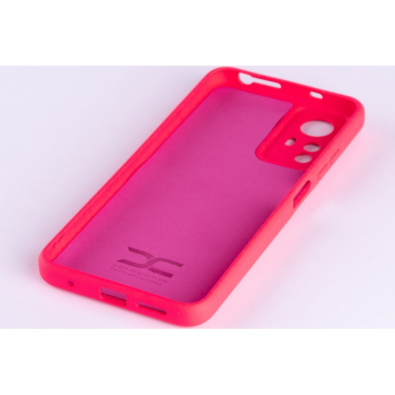 Силиконовая накладка Soft Silicone Case для Xiaomi Redmi Note 12S Raspberry
