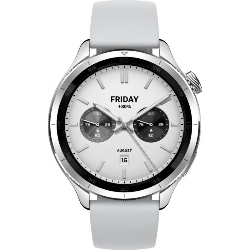 Смарт-часы Xiaomi Watch S4 Silver (BHR9197GL)