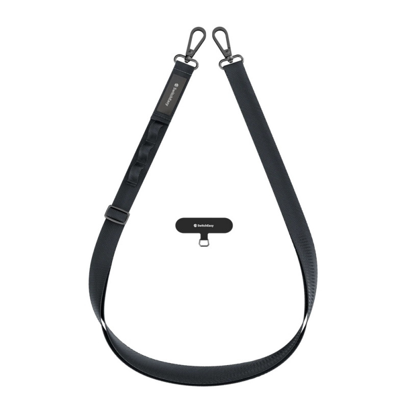 Универсальный ремешок Switcheasy with EasyStrap Card 20mm Dark Black (SPHIPH220DK23)