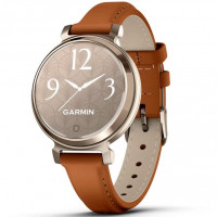 Смарт-годинник Garmin Lily 2 Classic Cream Gold with Tan Leather Band (010-02839-02/60)