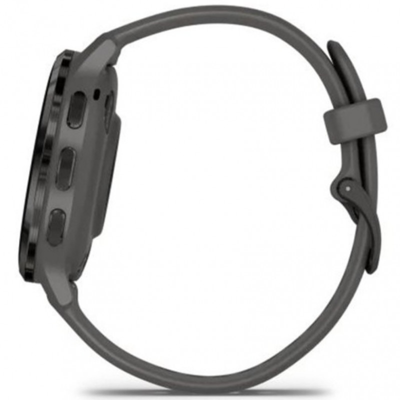 Смарт-часы Garmin Venu 3S Slate Stainless Steel Bezel with Pebble Gray Case and Silicone Band (010-02785-00/50)