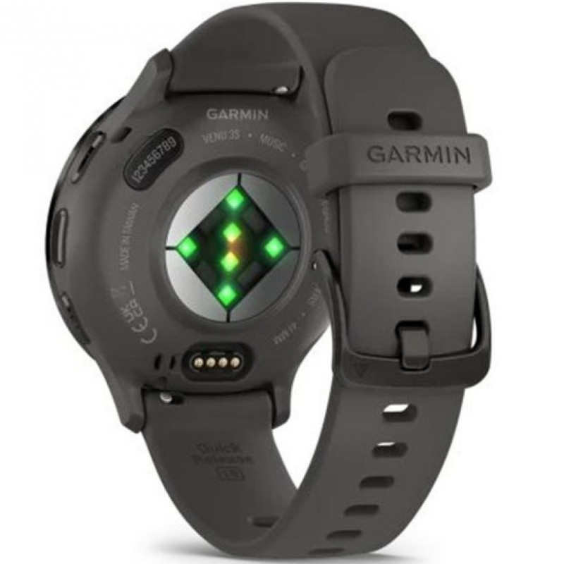 Смарт-часы Garmin Venu 3S Slate Stainless Steel Bezel with Pebble Gray Case and Silicone Band (010-02785-00/50)