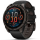 Смарт-часы Garmin Fenix 8 47mm AMOLED Sapphire Carbon Gray DLC Titanium Bezel with Black Silicone Band (010-02904-20/21/29)