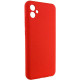 Чохол Silicone Cover Lakshmi Full Camera для Samsung Galaxy A07 Red (AA)