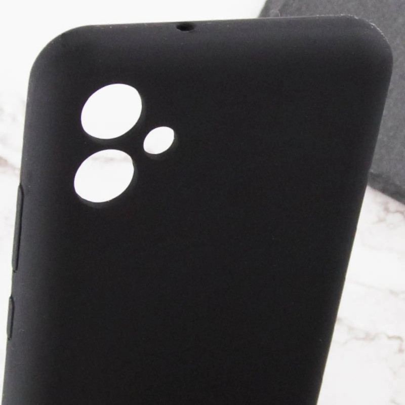 Чохол Silicone Cover Lakshmi Full Camera для Samsung Galaxy A07 Black (AA)