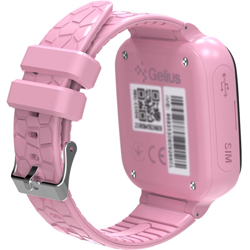 Дитячий смарт-годинник Gelius GP-PK007 (GPS/4G) Ocean Pink