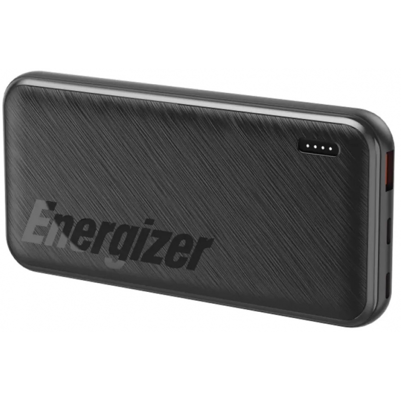Зовнішній акумулятор Power Bank Energizer UE10055PQ-10000mAh PD20W + QC22.5W Black