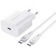 Сетевое зарядное устройство Proove Rapid 30W USB-C + Кабель Type-C to Type-C White (WCRP30012202)