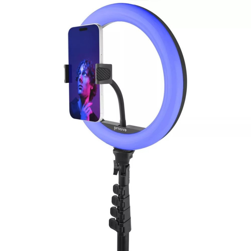 Кольцевая RGB лампа 10см Proove Halo White (PLRL10100401)