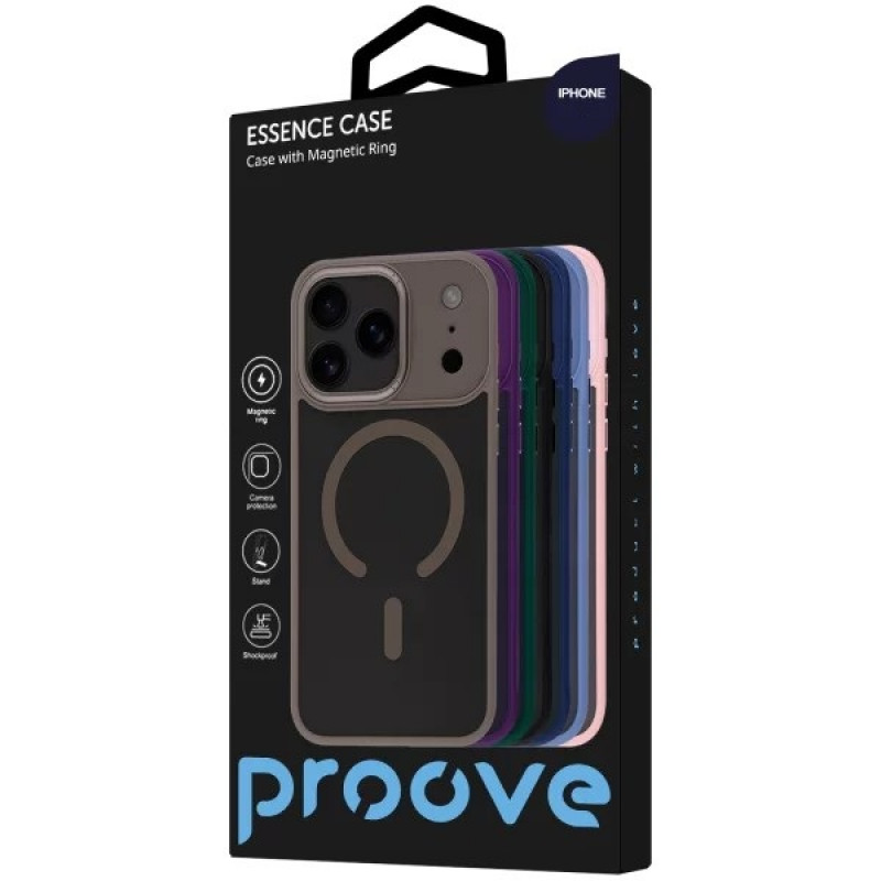 Чехол Proove Essence Case with MagSafe для iPhone 17 Midnight Blue (PCECIP170008)