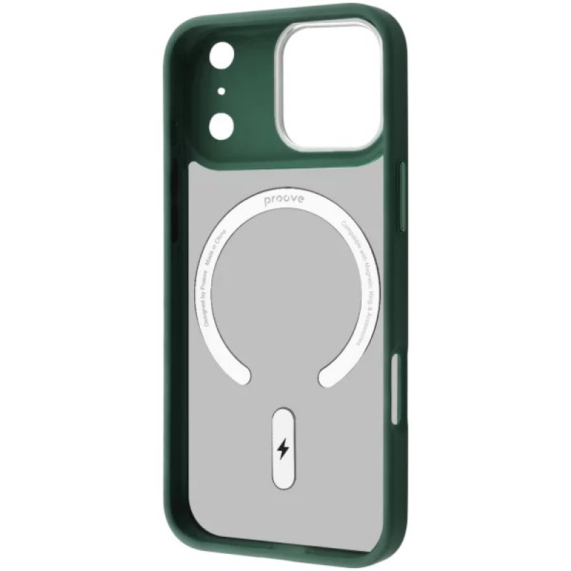 Чехол Proove Essence Case with MagSafe для iPhone 17 Pro Green (PCECIP17P006)