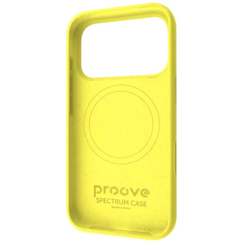Чохол Proove Spectrum Case with Magnetic Ring iPhone 17 Pro Max Sun Yellow (PCSPIP17PM40)