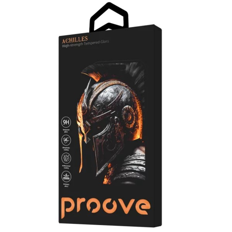 Захисне скло Full Screen Achilles для iPhone 17 Pro Black (PGPAIP17P001)