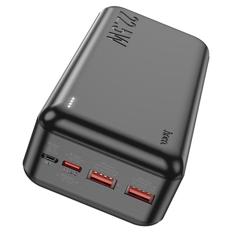 Внешний аккумулятор Power Bank Hoco J101B 22.5W 30000mAh Black