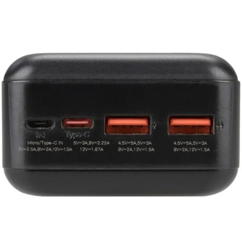 Внешний аккумулятор Power Bank XO PR189 30000mAh 22.5W Black