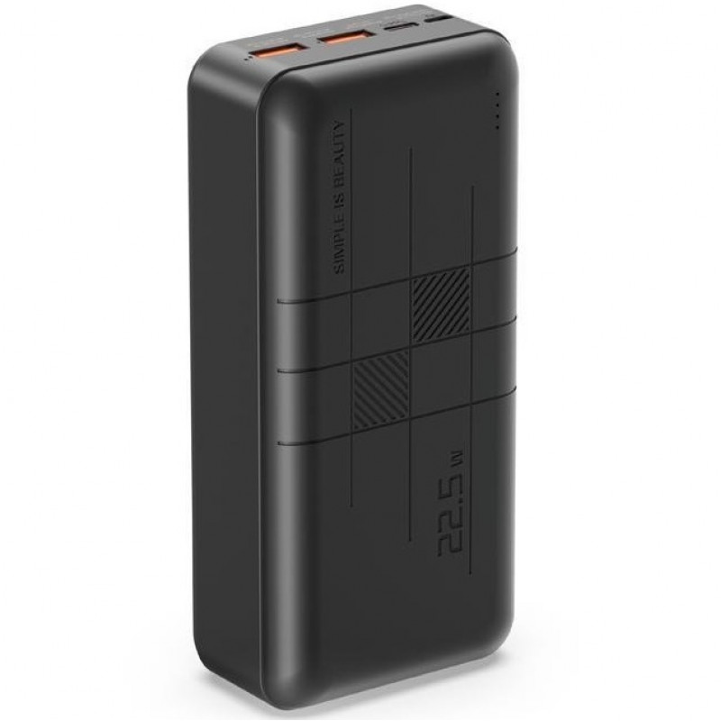 Внешний аккумулятор Power Bank XO PR189 30000mAh 22.5W Black