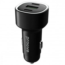 Автомобильное зарядное устройство Proove Flash 60W 2Type-C+USB Black (CCFL60111201)