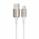 Кабель Proove Flex Metal USB to Micro 2.4A (1m) White (CCFM20001302)