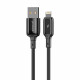 Кабель Proove Flex Metal USB to Lightning 2.4A (1m) Black (CCFM20001101)