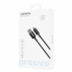 Кабель Proove Flex Metal USB to Lightning 2.4A (1m) Black (CCFM20001101)
