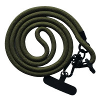 Шнурок New с карабином 120см 8mm Dark Green